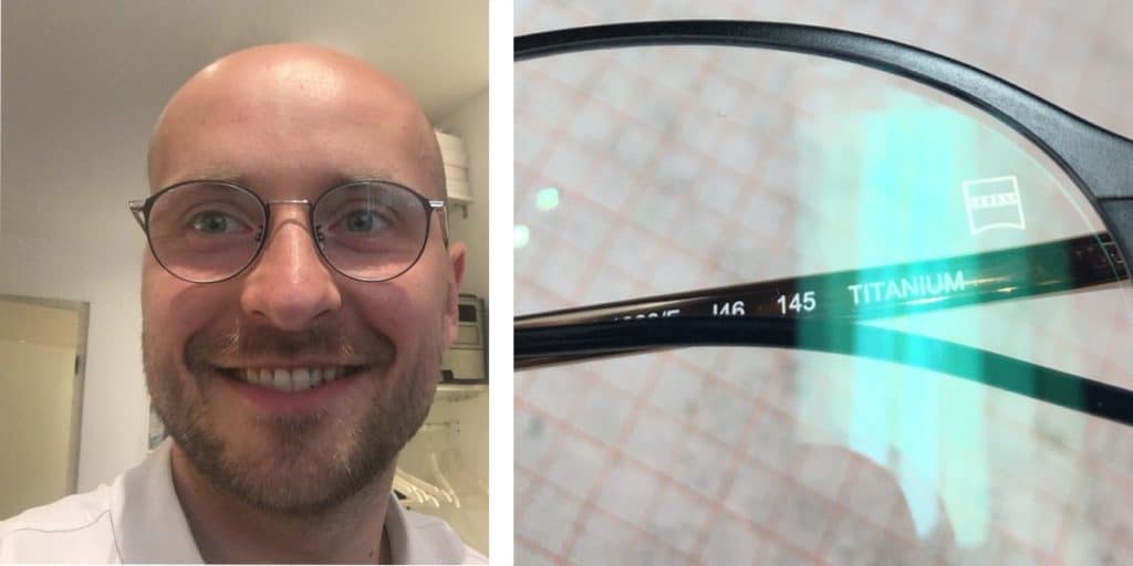 The picture shows Michael Penczek with the Zeiss Individual progressive lenses review